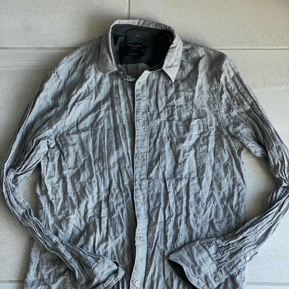 Rag & Bone Shirt, Light Gray